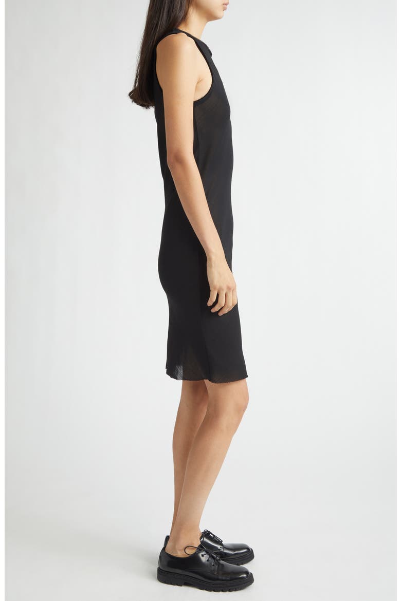 Bias Sleeveless Wool Dress, Alternate, color, BLACK GAZE