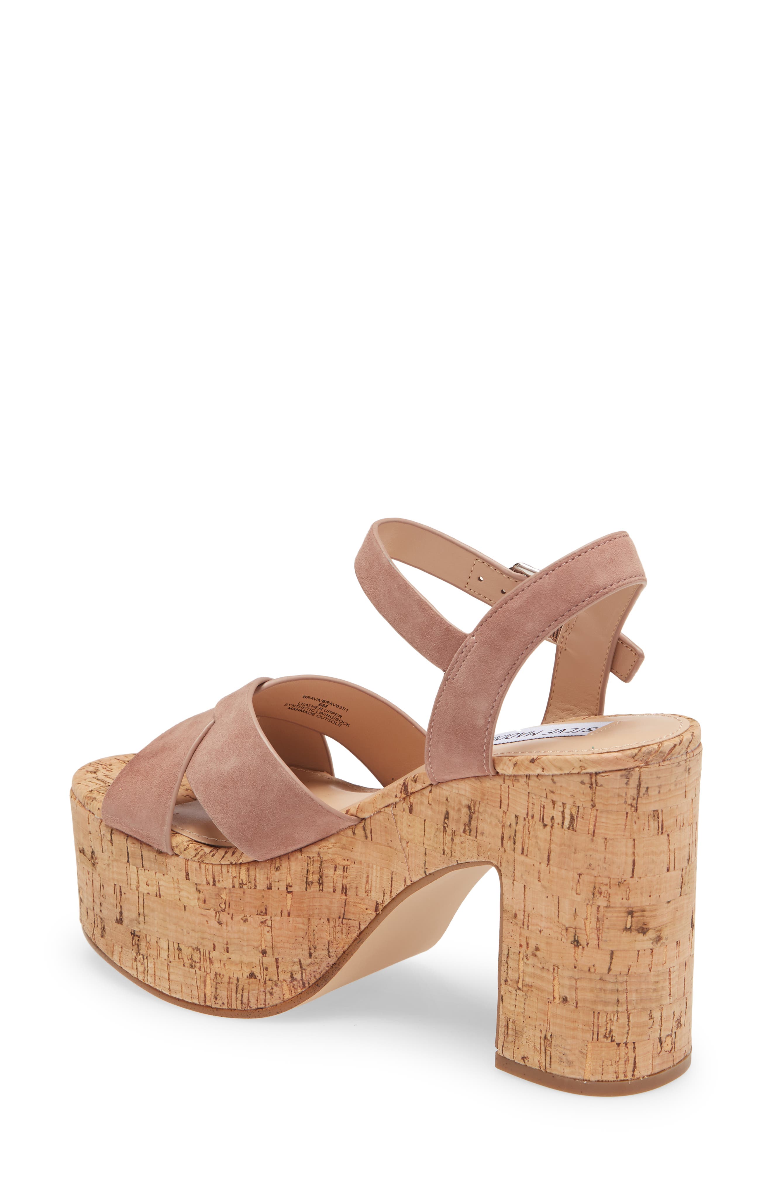 Steve Madden Brava Platform Sandal, Alternate, color, 