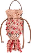 Anya Hindmarch Crochet Raffia Squid Crossbody Bag