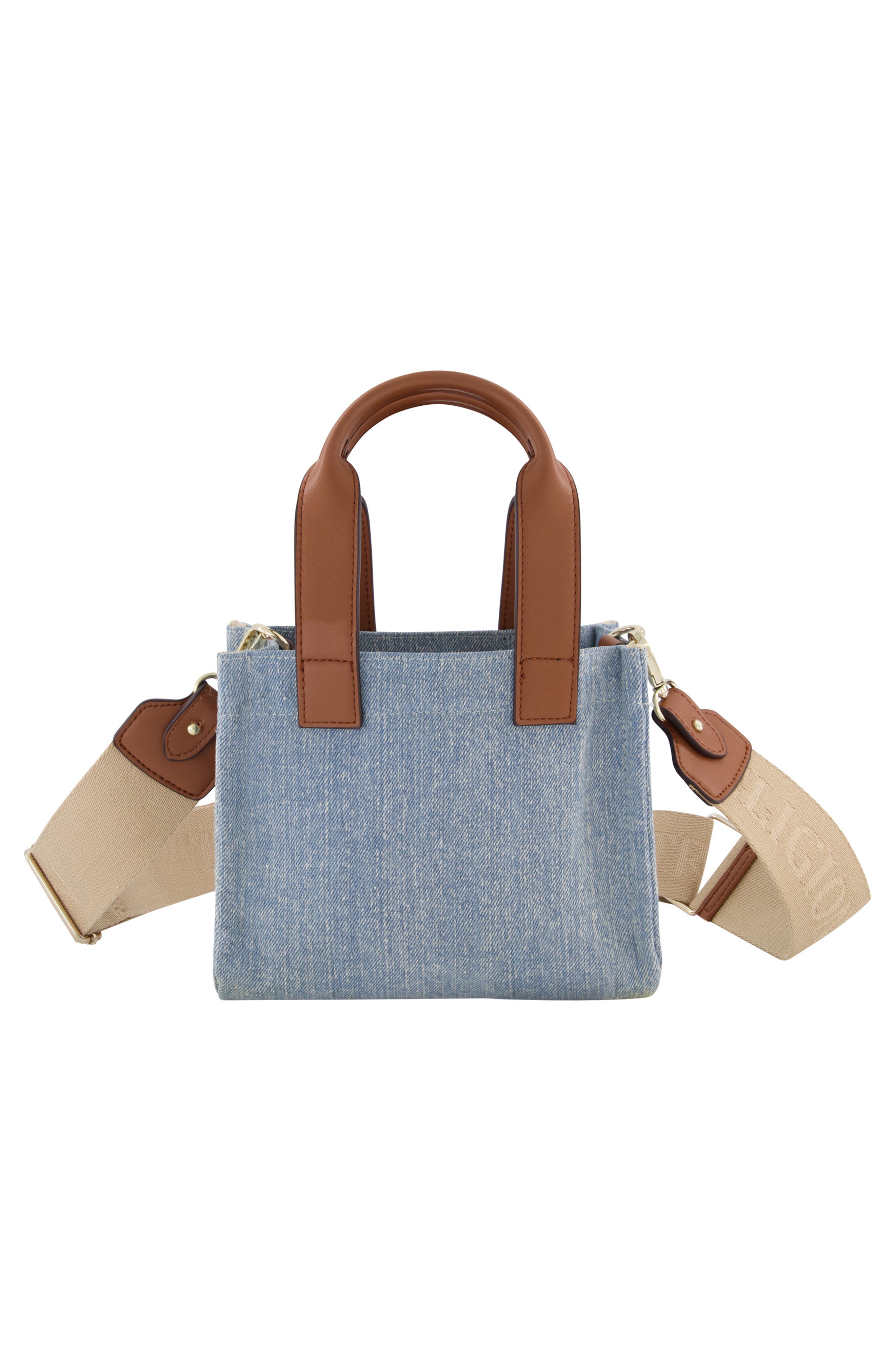 True Religion Canvas Mini Tote Bag, Alternate, color, Denim