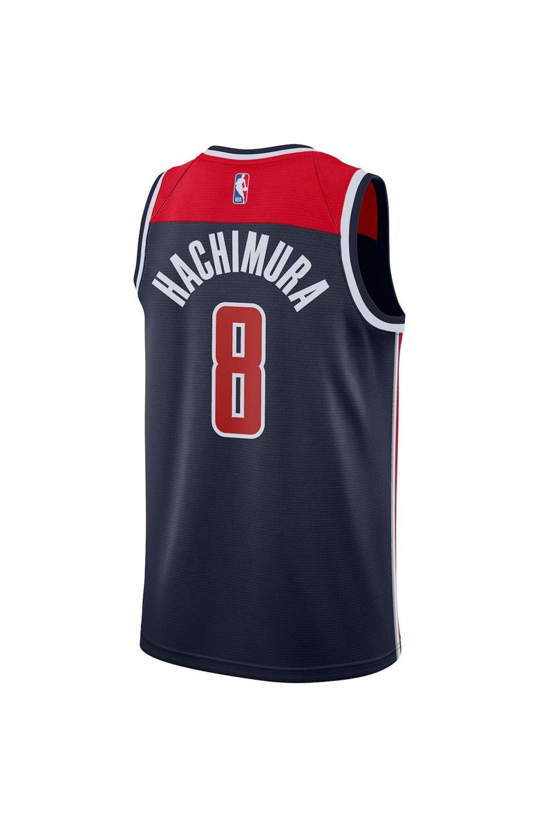 Jordan Brand Men's Jordan Brand Rui Hachimura Navy Washington Wizards 2020/21 Swingman Player Jersey - Statement Edition, Alternate, color,