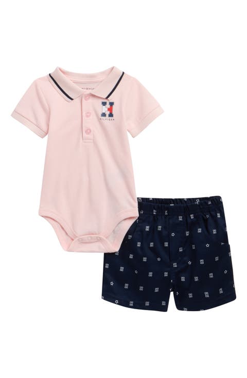 Polo Bodysuit & Shorts Set (Baby)