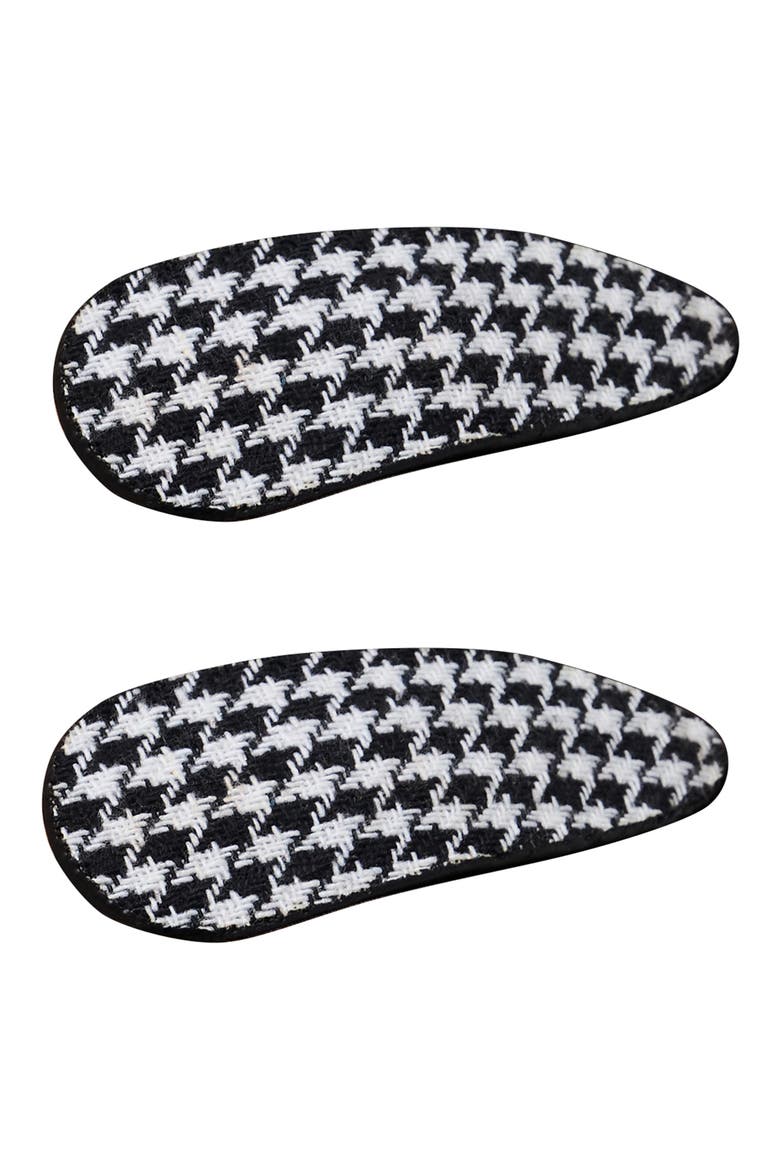 Set of 2 Houndstooth Hair Clips (Women) | Nordstrom display picture 1