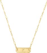 Set & Stones Cora Initial Necklace
