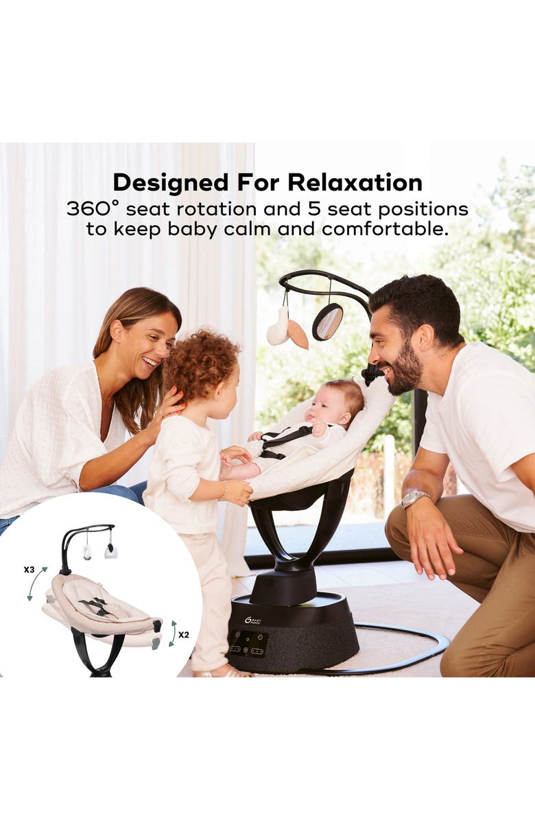Babymoov Swoon Evolution Connect Smart Baby Swing, Alternate, color, 