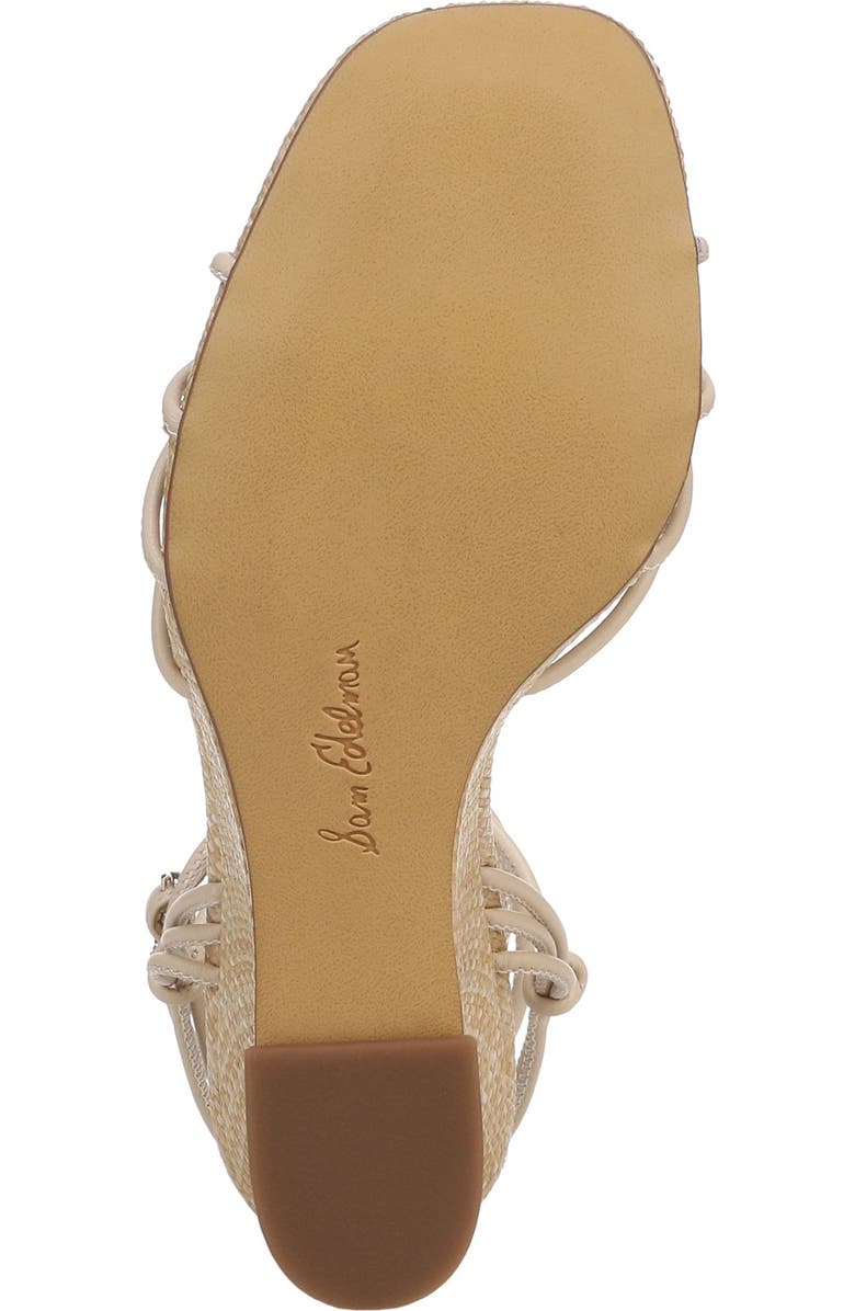 Sam Edelman Daxton Ankle Strap Wedge Sandal, Alternate, color, Light Sand