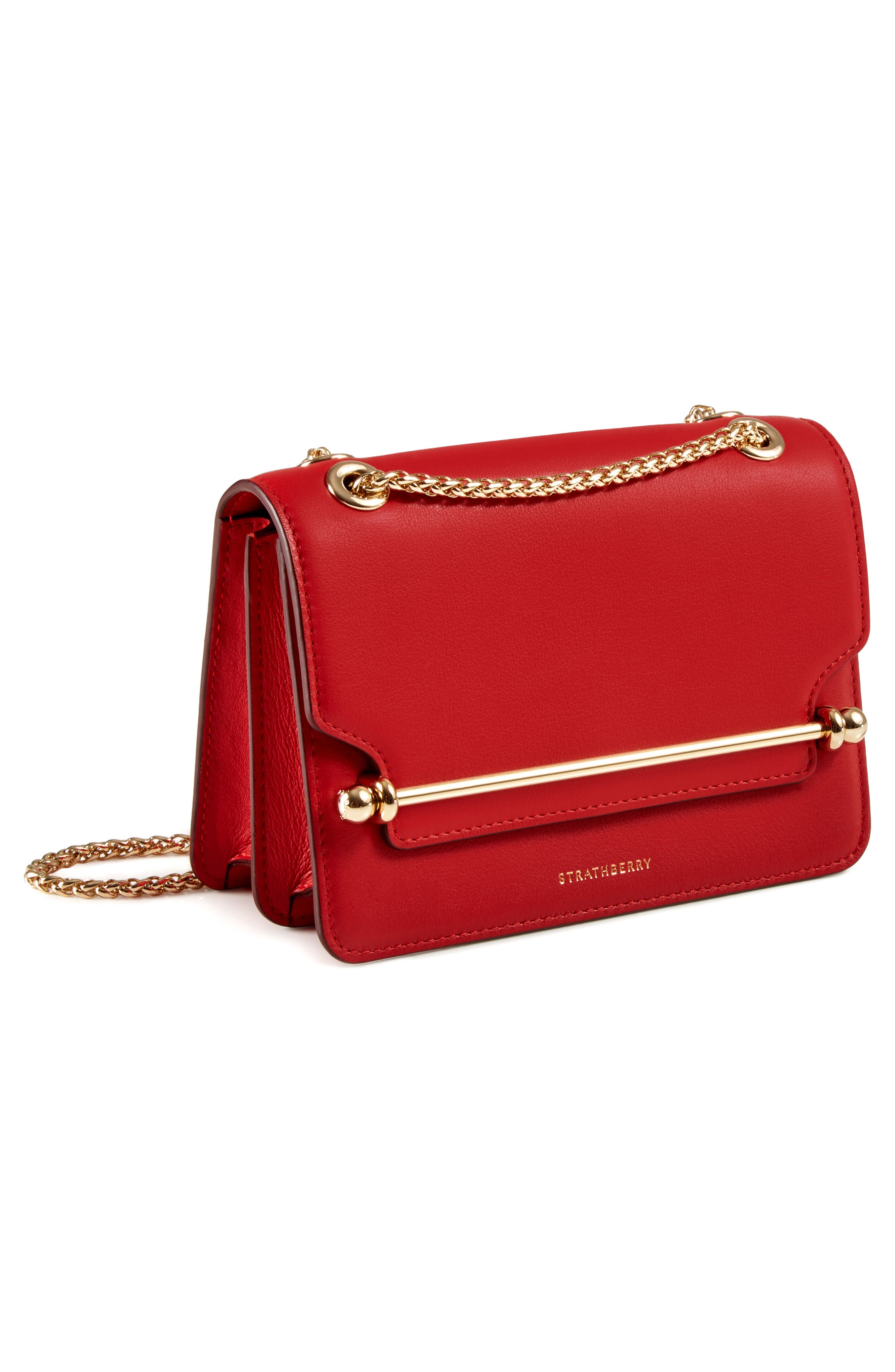 Strathberry Mini East/West Leather Crossbody Bag, Alternate, color, 
