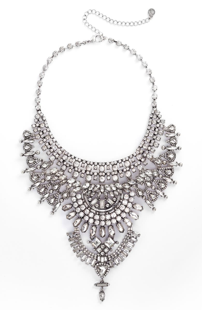 DLNLX BY DYLANLEX Chain & Crystal Necklace, Main, color,