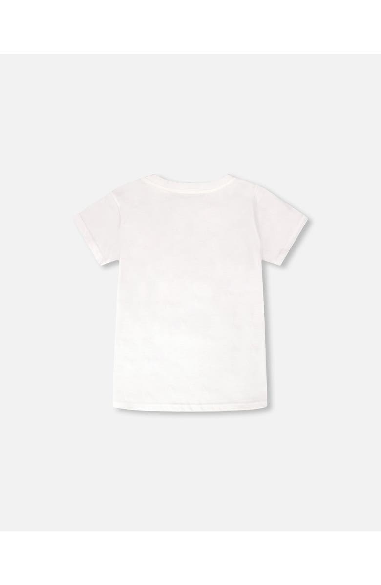 Deux par Deux Short Sleeve Jersey T-Shirt with Chest Pocket, Alternate, color, White