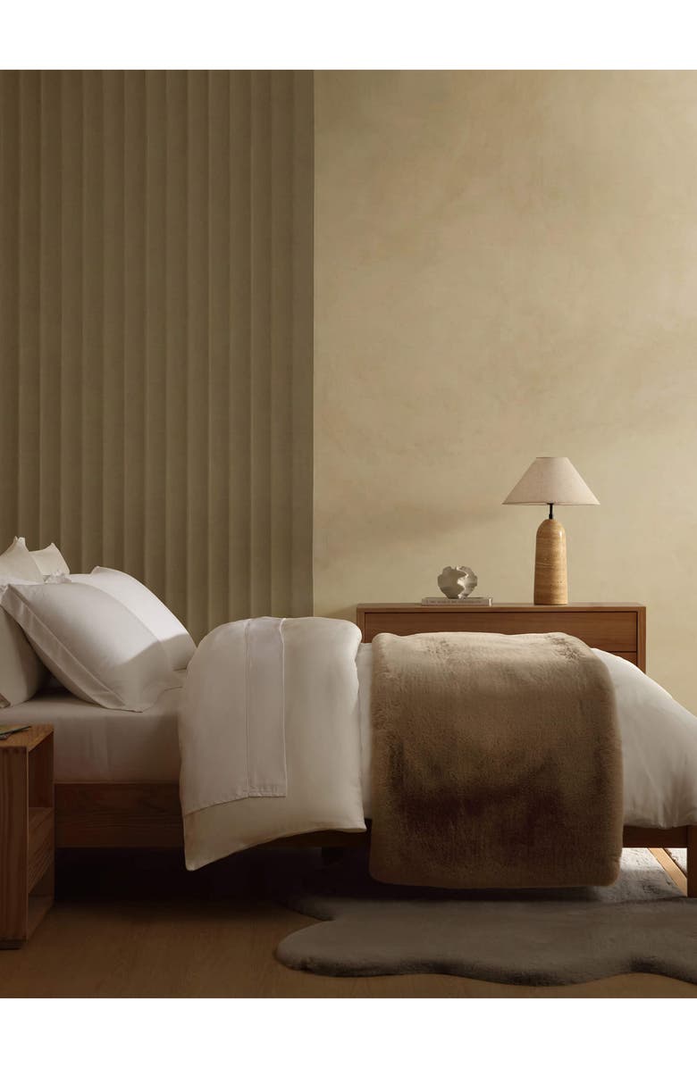 Sunday Citizen Faux Fur Bed Runner, Alternate, color, 