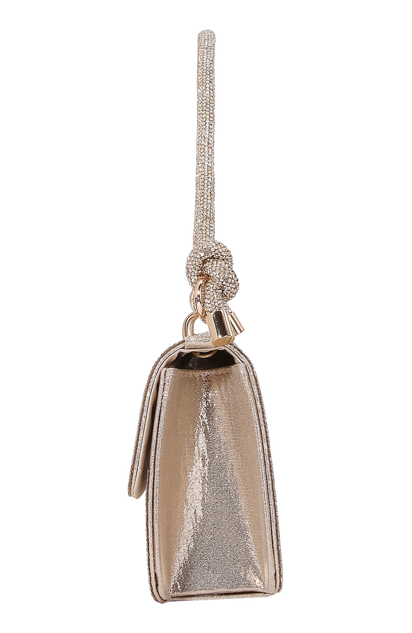 Rhinestone Shoulder Bag, Alternate, color, GOLD