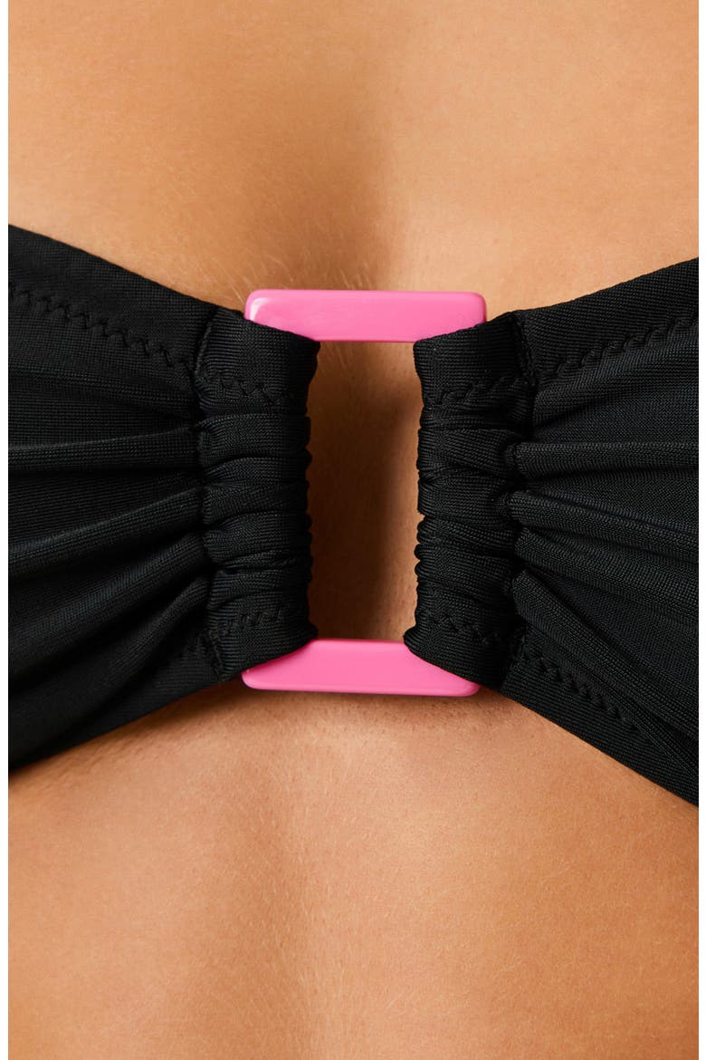The Tati Strapless Bikini Top, Alternate, color, NOIR