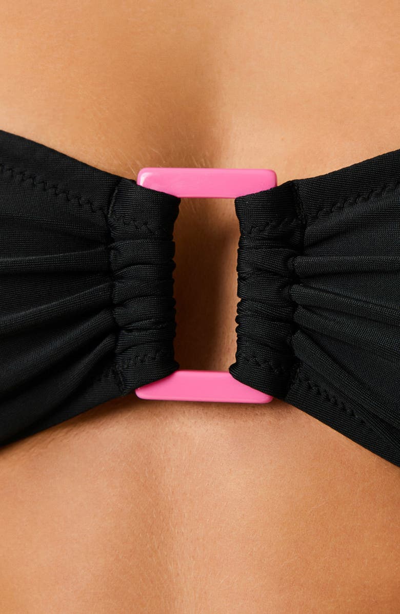 Solid & Striped The Tati Strapless Bikini Top, Alternate, color, Noir