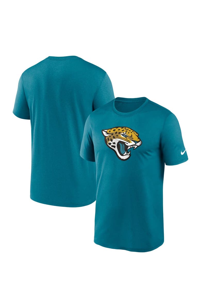 Nike Men's Nike Teal Jacksonville Jaguars Legend Logo Performance T-Shirt, Main, color, Teal