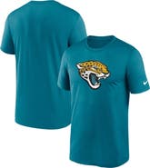 Nike Men's Nike Teal Jacksonville Jaguars Legend Logo Performance T-Shirt