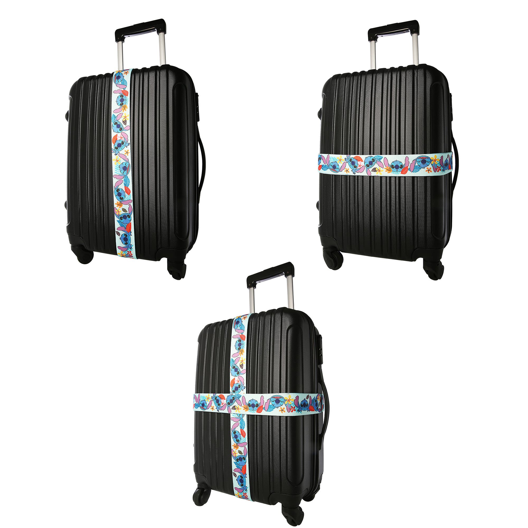 Disney Stitch Luggage Strap, 2-Piece Set, Alternate, color, Multicolor