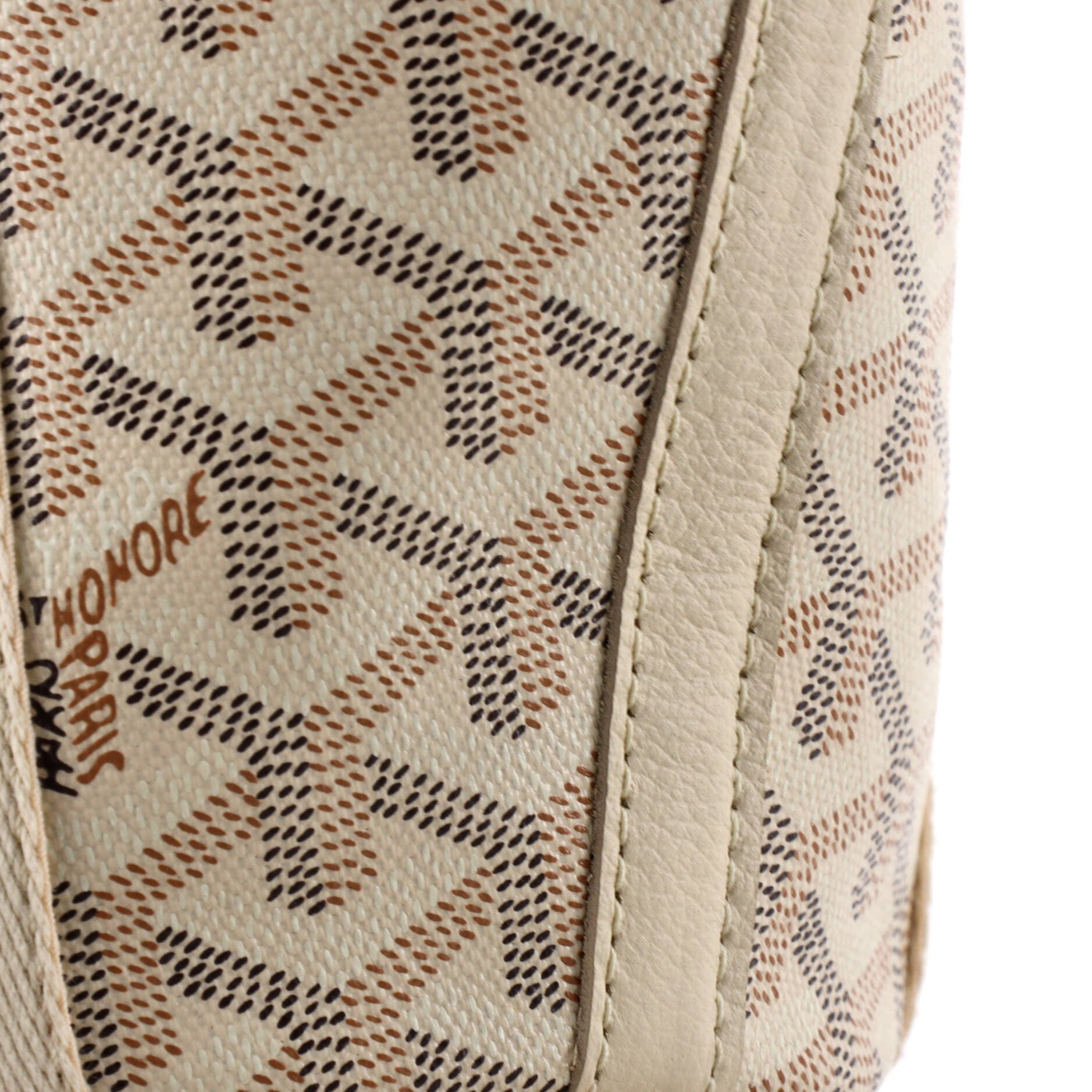 Pre-Owned Goyard Belharra Tote Coated Canvas PM, Alternate, color, Neutral