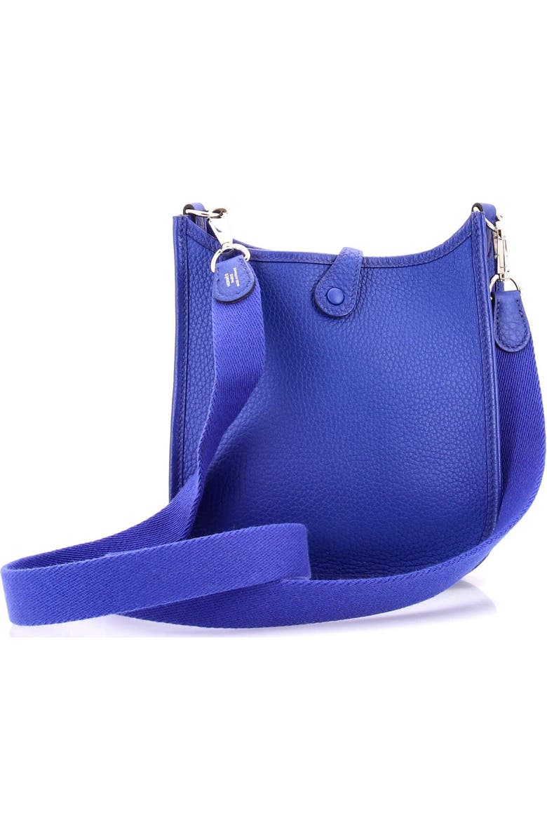 Pre-Owned Hermes Evelyne Bag Gen III Clemence TPM, Alternate, color, Bleu Royal