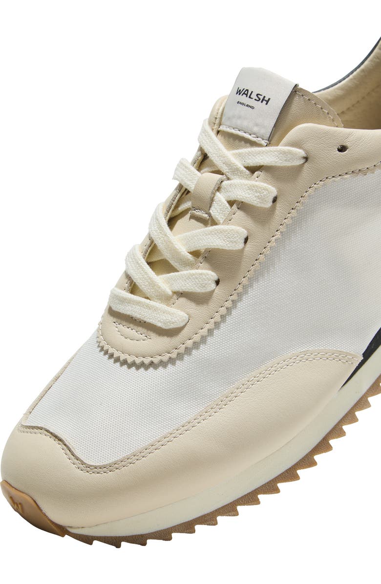 WALSH Dorset Sneakers, Alternate, color, Ecru/Gun Metal