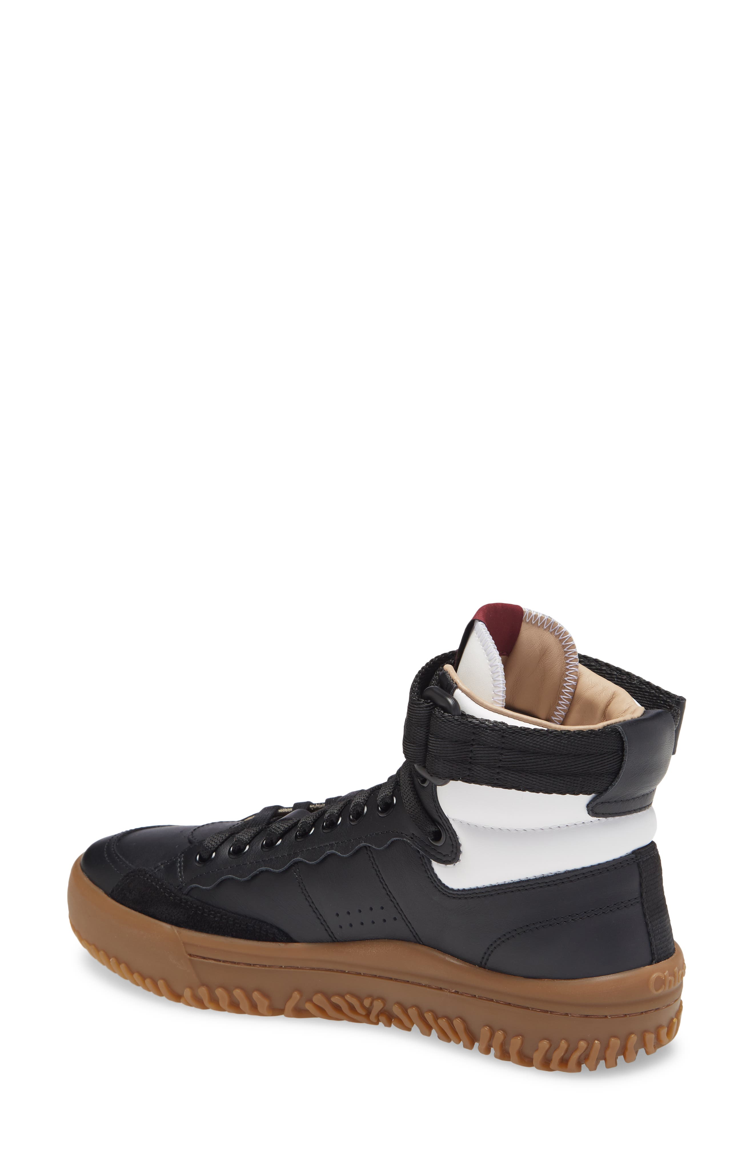 Chloé Franckie High Top Sneaker, Alternate, color, 