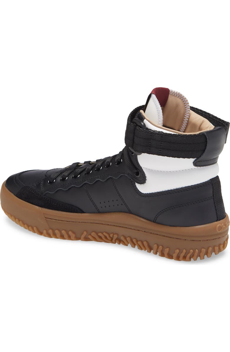 Chloé Franckie High Top Sneaker, Alternate, color,