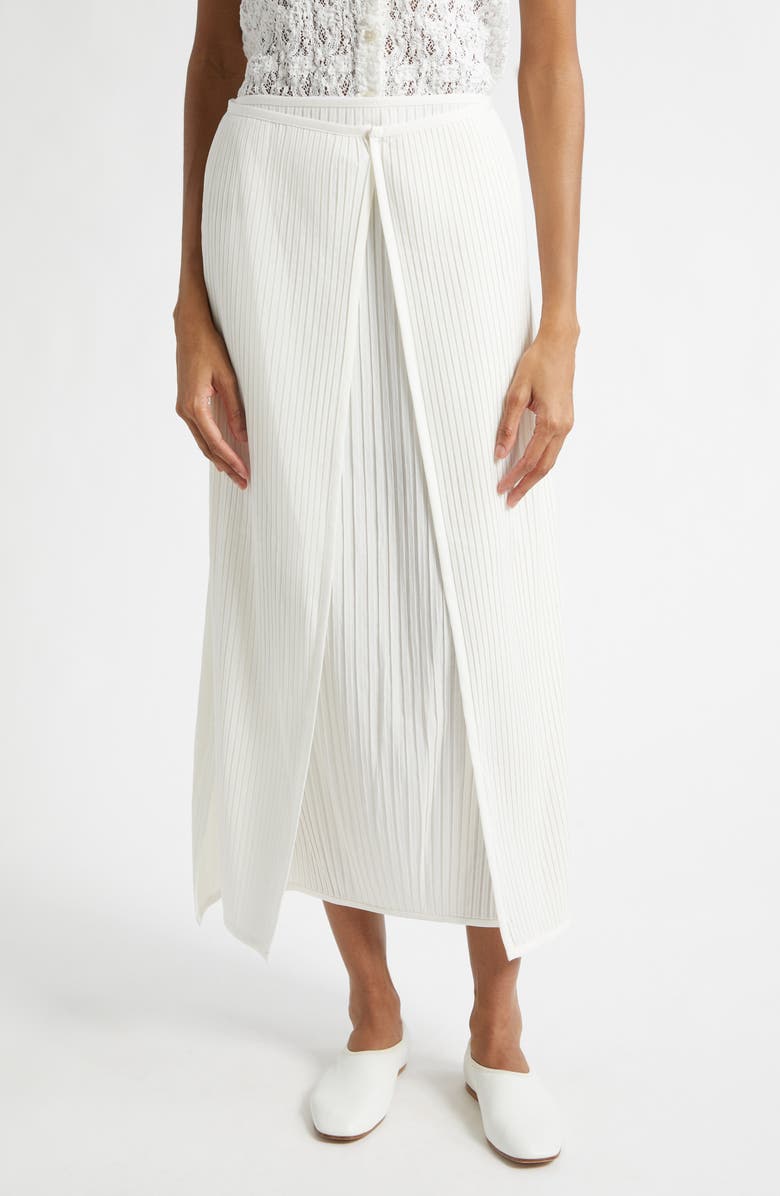 EENK Flowy Pleated Skirt, Main, color, Ivory