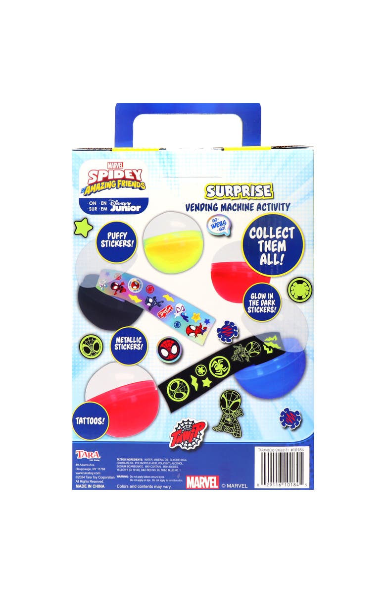 Tara Toys Surprise Vending Machine Spidey & His Amazing Friends, 12 Capsules, Alternate, color, Multicolored