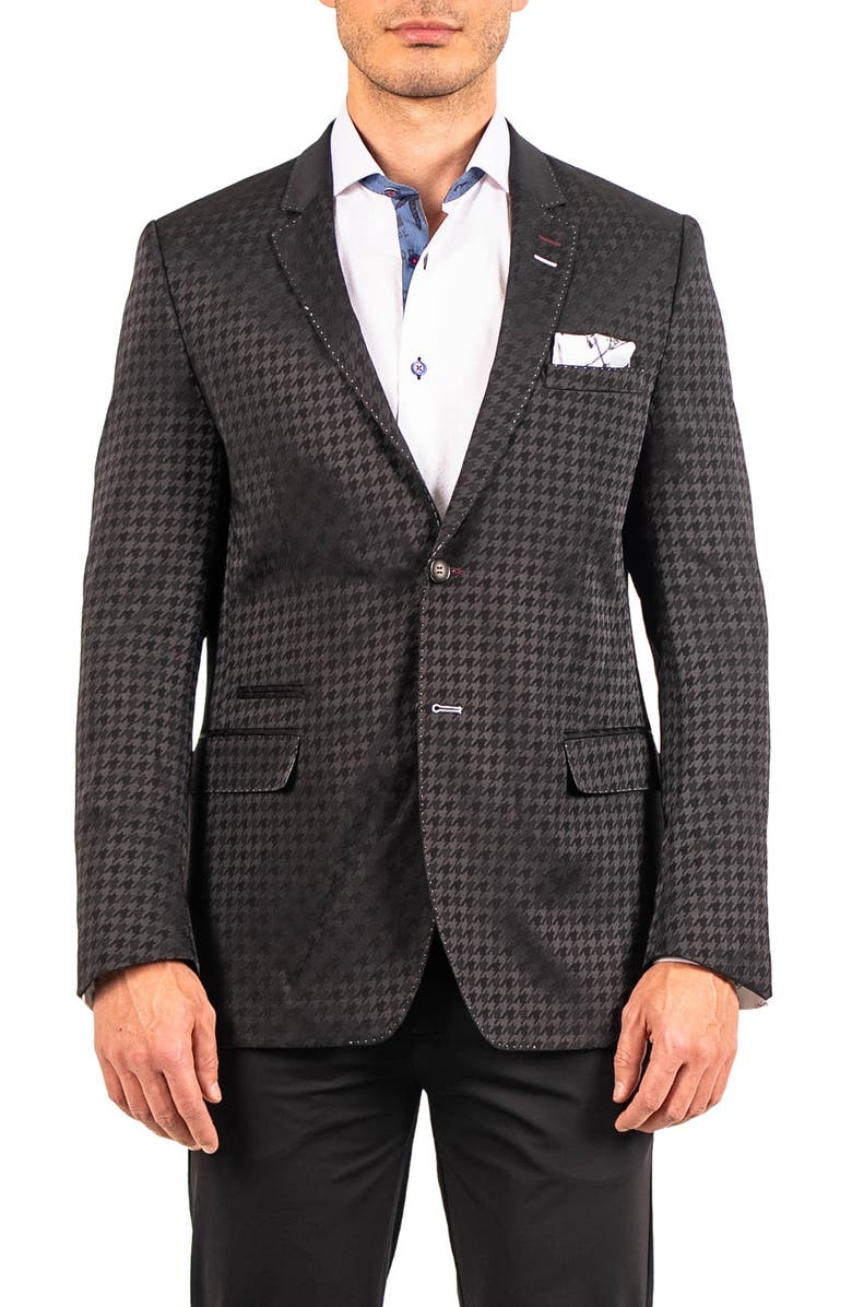 Maceoo Socrate Evo Resistance16 Houndstooth Check Blazer, Main, color, 