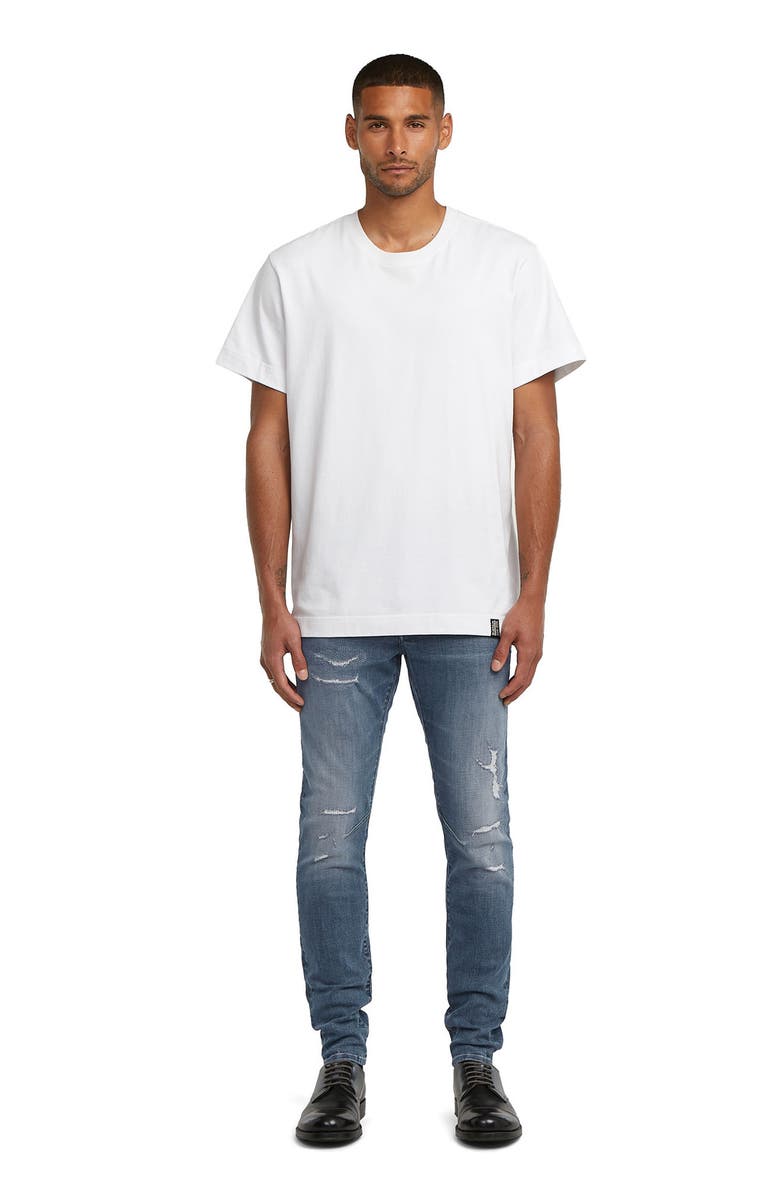 G-STAR D-Staq 3D Slim Fit Jeans, Alternate, color, Faded Blue Pebble Restored