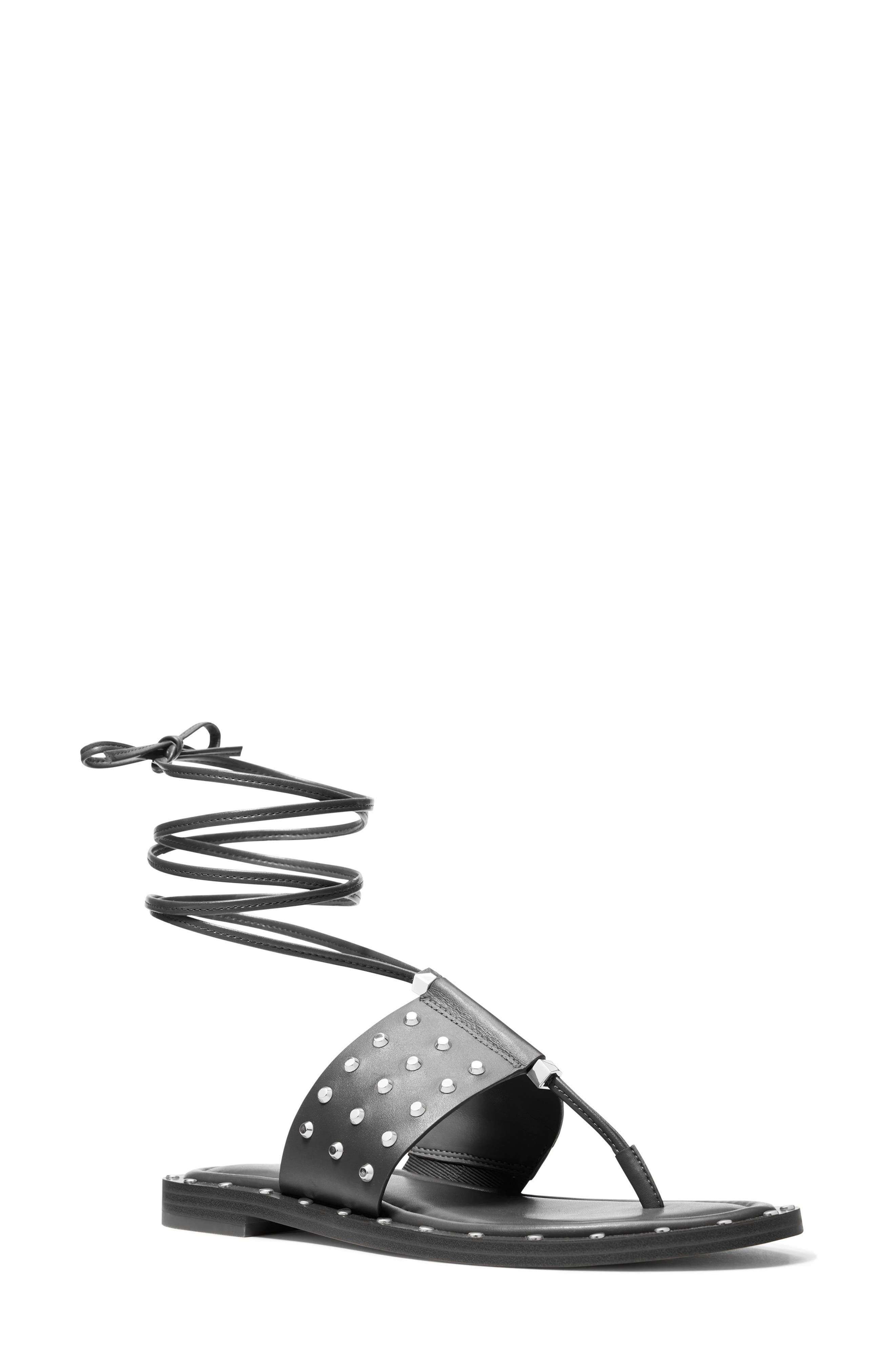 MICHAEL Michael Kors Jagger Flat Sandal, Main, color, 