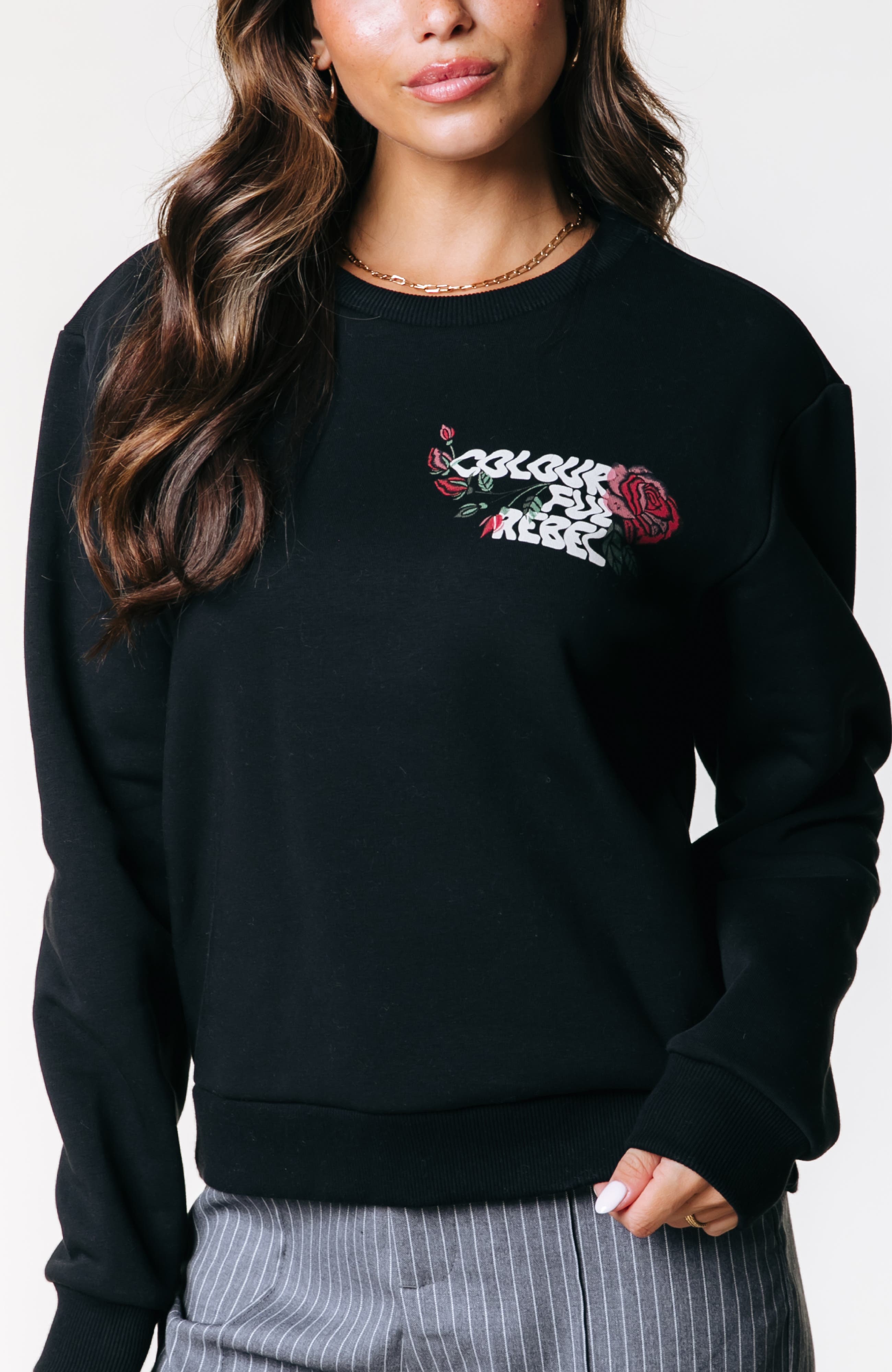 Flower Logo Wave Relaxed Sweat
