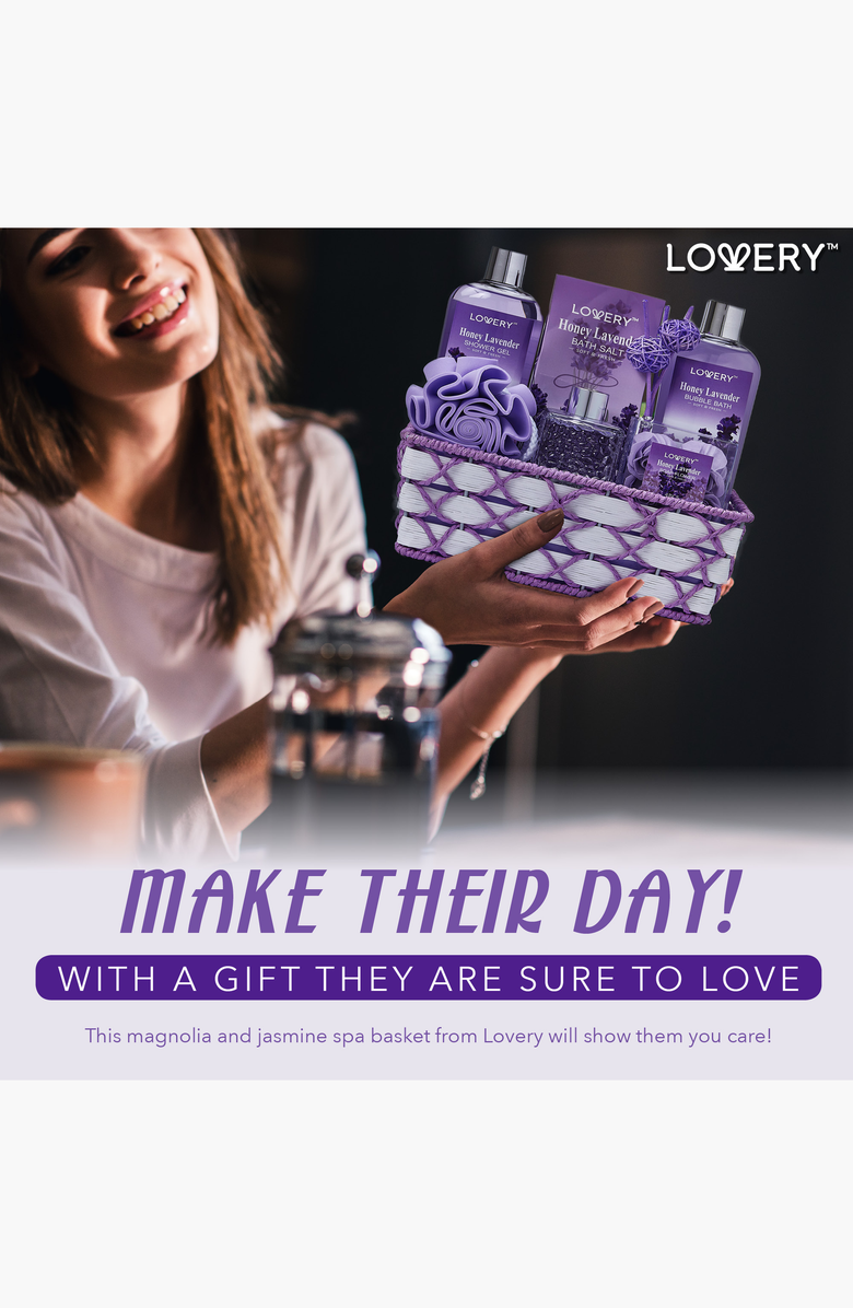 Lovery Honey Lavender Bath and Body Gift Set, Alternate, color, NO COLOR