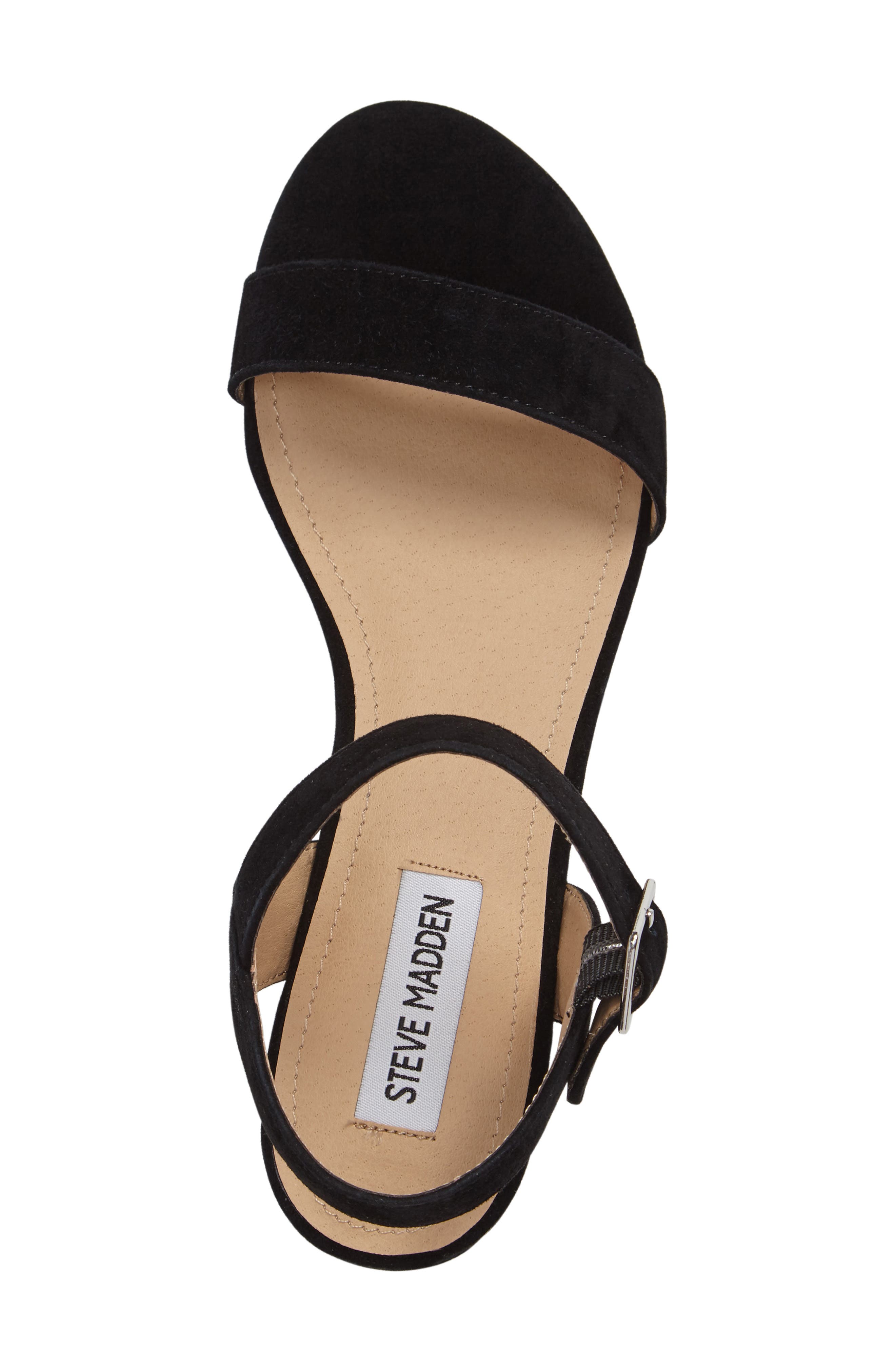 Cache Sandal, Alternate, color, BLACK SUEDE