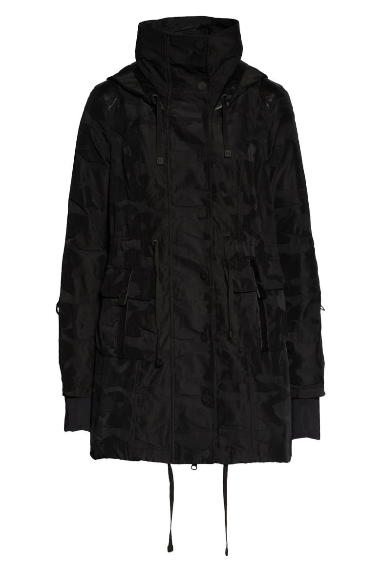 Camo Hooded Anorak, Alternate, color, BLACK CAMO