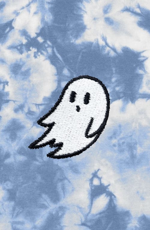 Dalix Ghost Tie Dye Sweatshirt In Tie Dye Blue