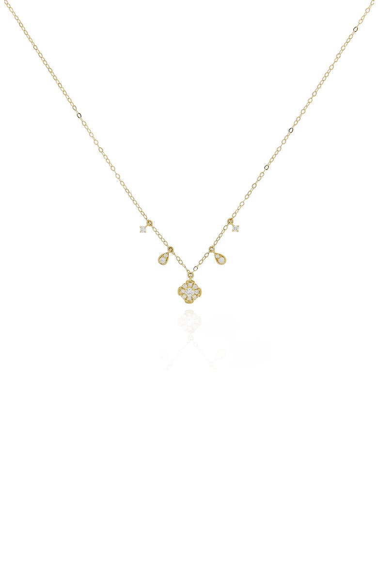 Monaco 18K Yellow Gold Diamond Pendant Necklace (Nordstrom Exclusive), Main, color, 18K YELLOW GOLD