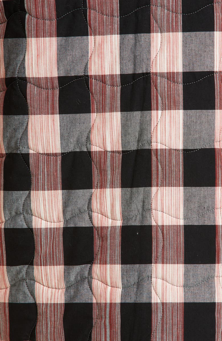 Loewe Check Quilted Hooded Overshirt, Alternate, color,