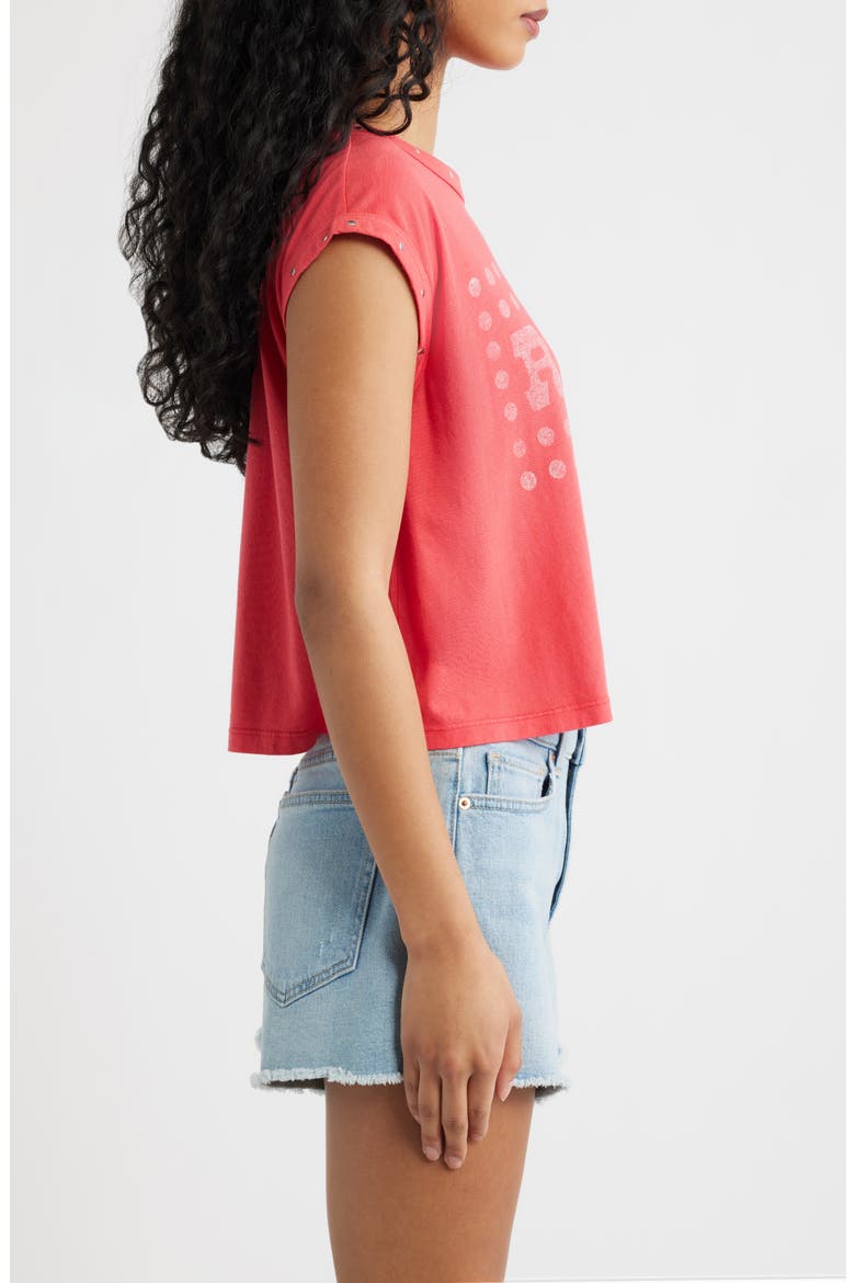 Rodeo Swing Muscle T-Shirt, Alternate, color, DEEP SEA CORAL