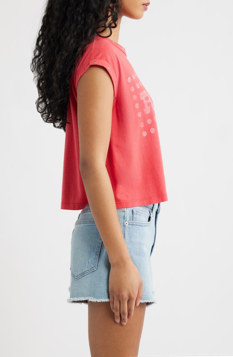 Daydreamer Rodeo Swing Muscle T-Shirt, Alternate, color, Deep Sea Coral