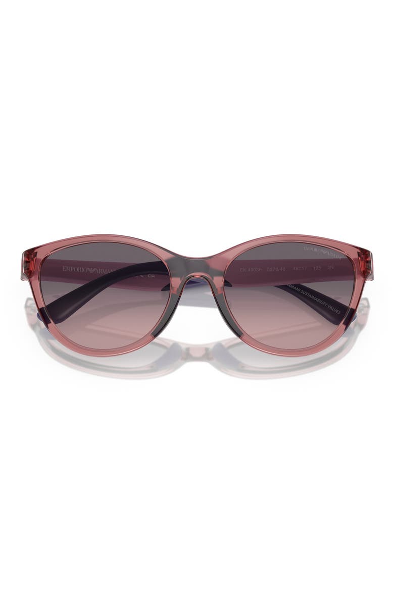 Kids' 48mm Cat Eye Sunglasses, Alternate, color, LILLAC / PINK GRADIENT GREY