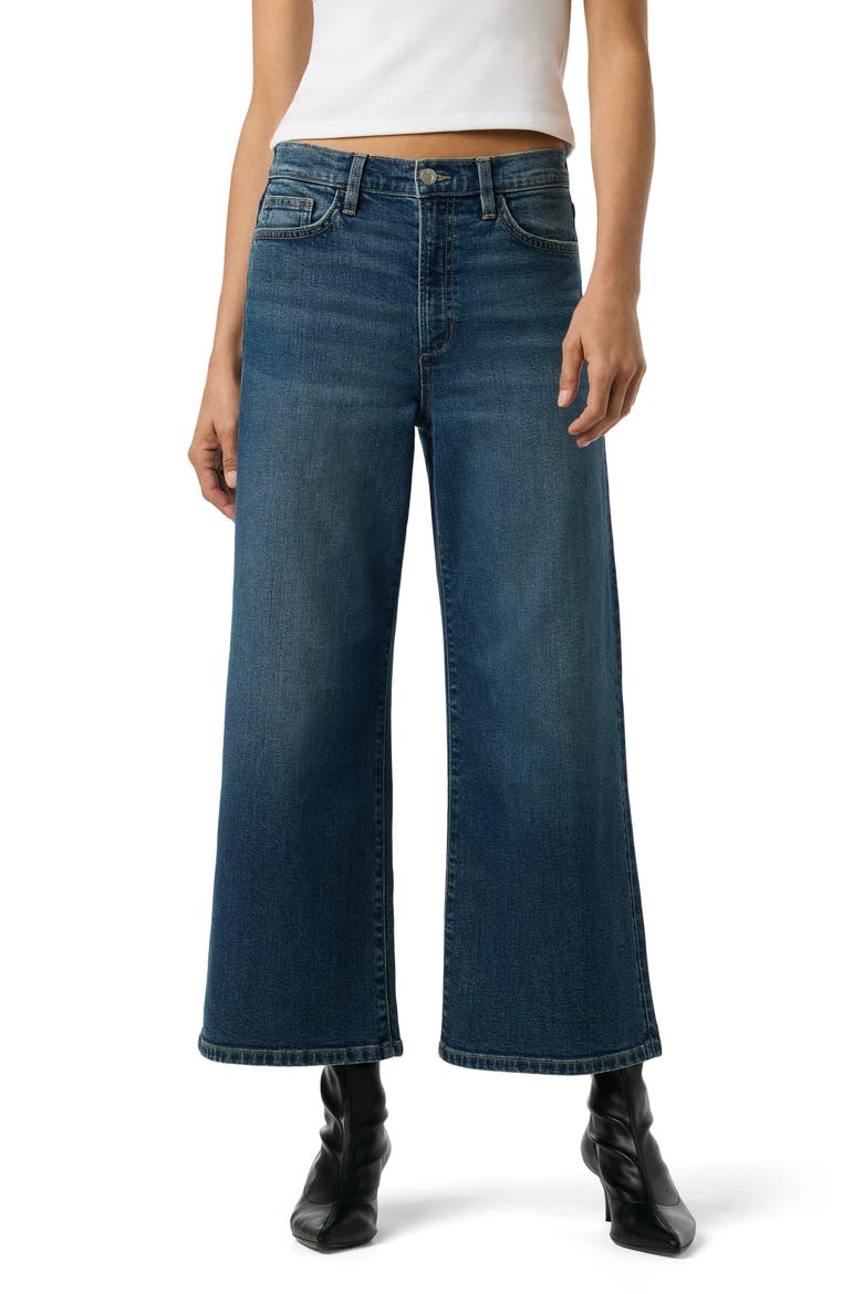 High Waist Crop Wide Leg Jeans, Main, color, FILOMENA