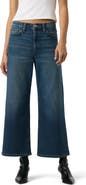 Joe's High Waist Crop Wide Leg Jeans