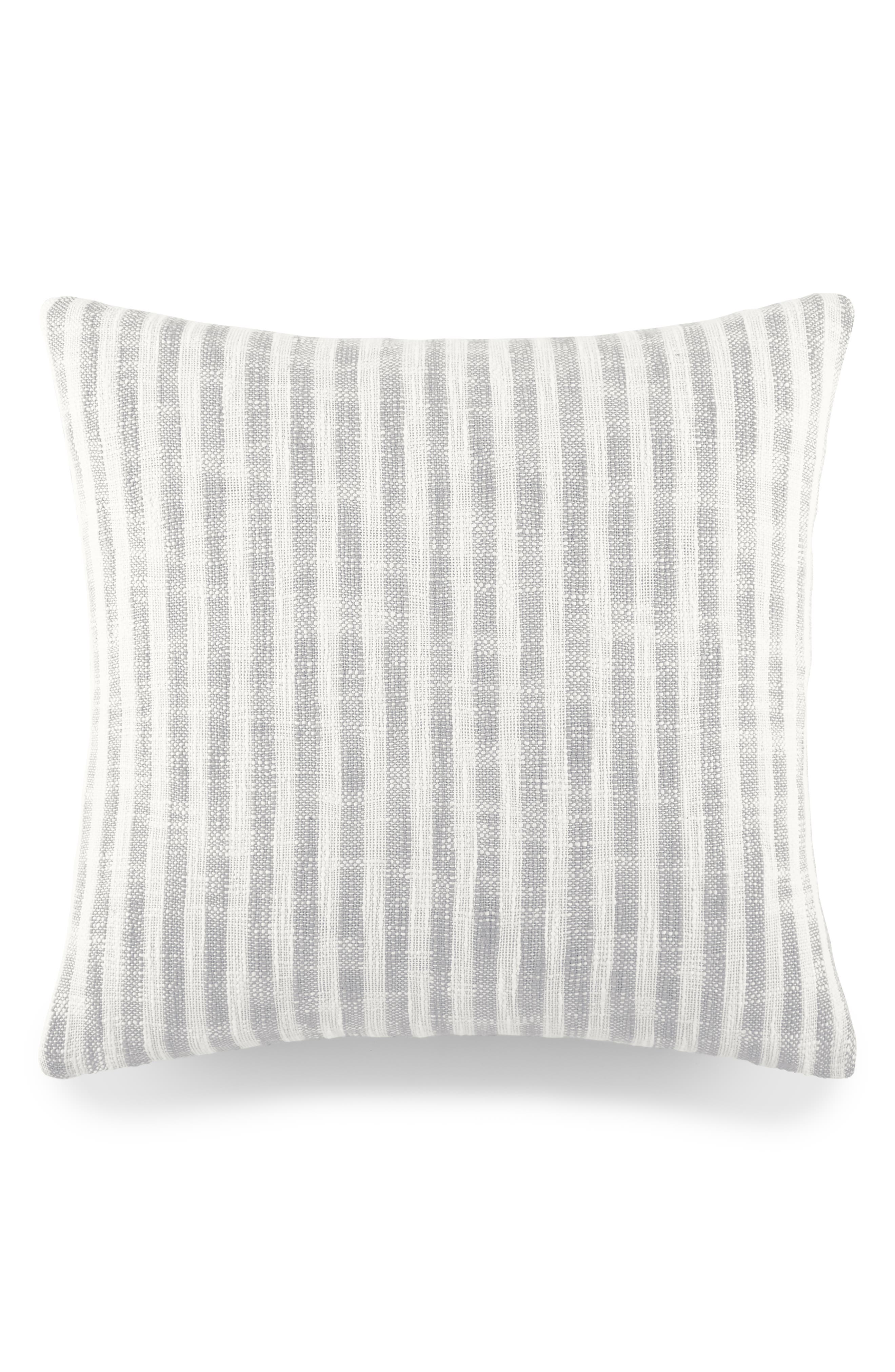 HOMESPUN Yarn-Dyed Stripe Cotton Throw Pillow