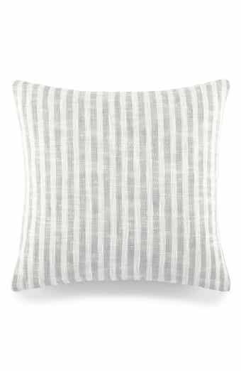 Yarn-Dyed Stripe Cotton Throw Pillow