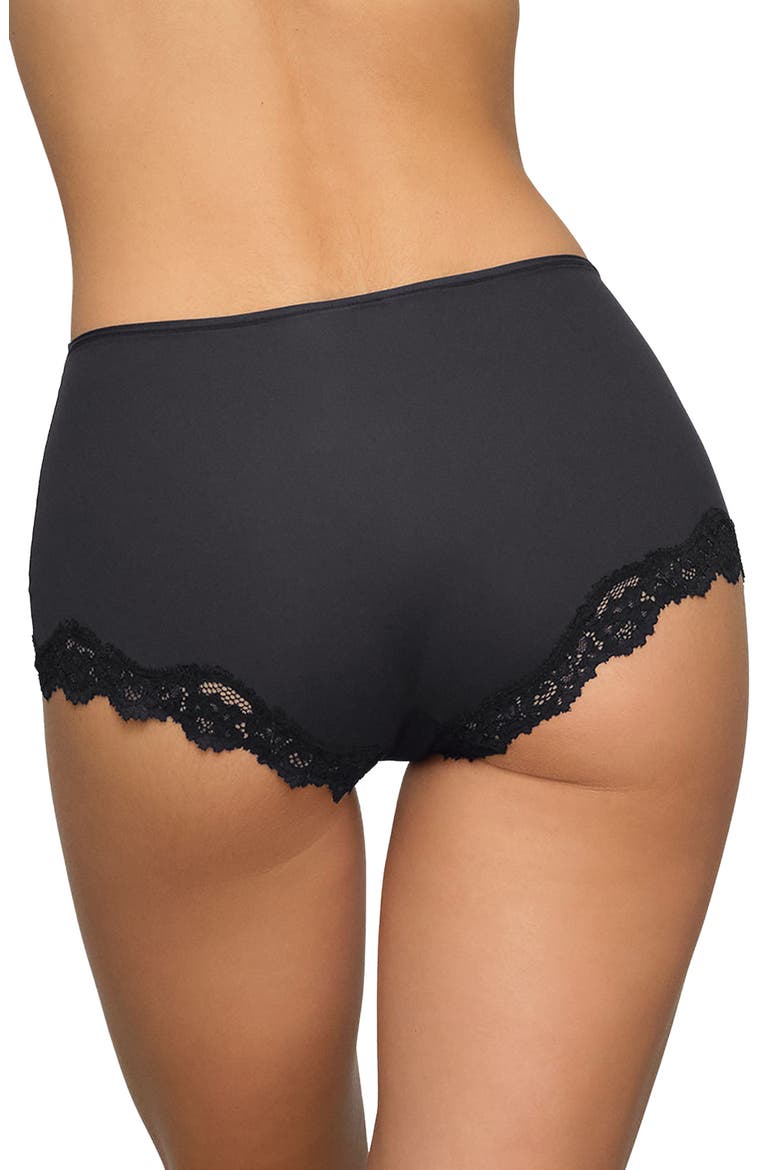 Fits Everybody Lace Boy Short, Alternate, color, ONYX