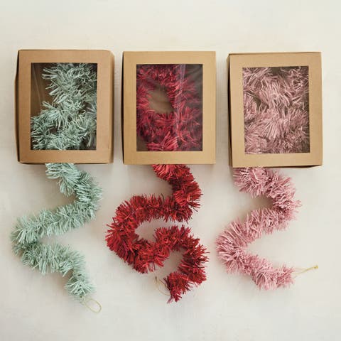 Recycled Paper Tinsel Garland