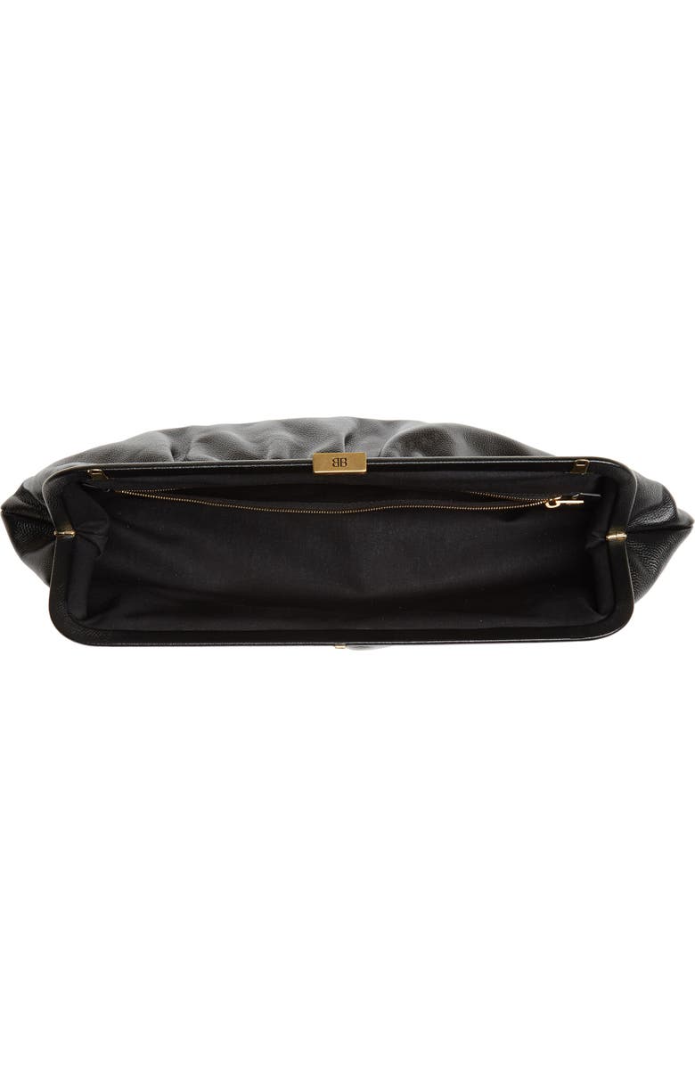 Balenciaga Extra Large Cloud Leather Clutch, Alternate, color,