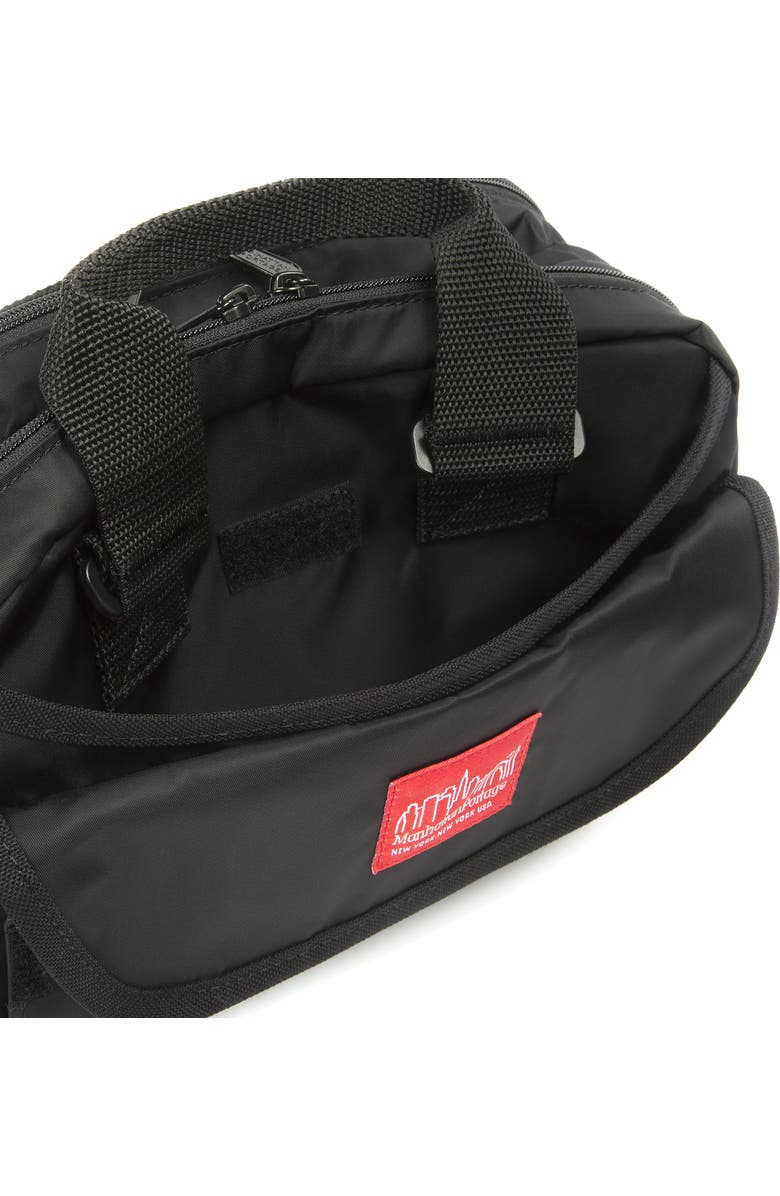 Manhattan Portage Flight Nylon Crossbody Bag, Alternate, color, Black