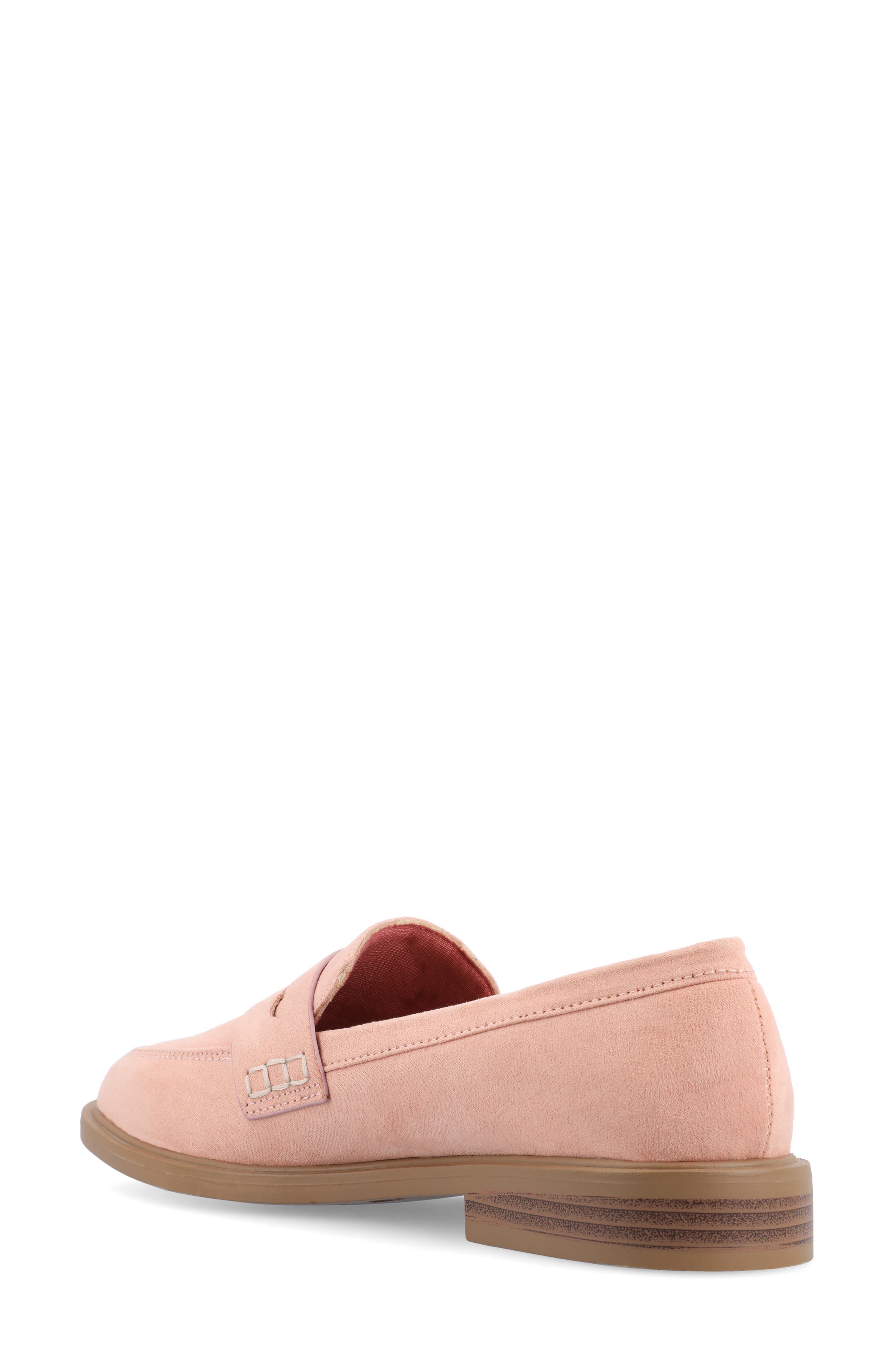 Journee Collection Raichel Penny Loafer, Alternate, color, Peach