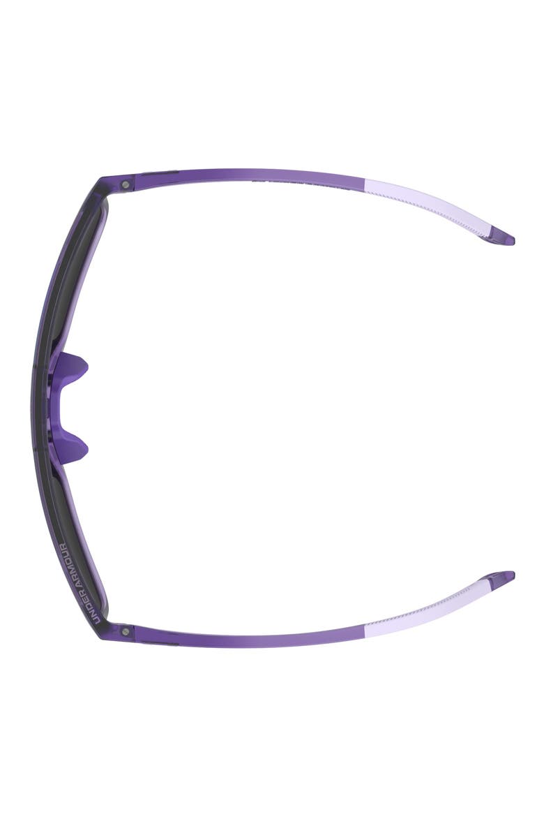 Define 99mm Oversize Mirror Shield Sunglasses, Alternate, color, MATTE VIOLET